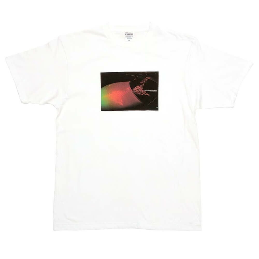  COLOR COMMUNICATIONS T-SHIRT カラーコミュニケーションズ Tシャツ REFLECTION TOWER PHOTO WHITE スケートボード スケボー 