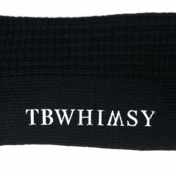TIGHTBOOTH（TBPR）SOCKS タイトブース ソックス 靴下 COLLEGE WAFFLE BLACK スケートボード スケボー 5