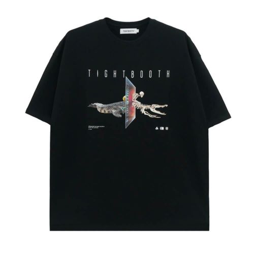 TIGHTBOOTH（TBPR）T-SHIRT タイトブース Tシャツ INITIAL BLACK スケートボード スケボー 
