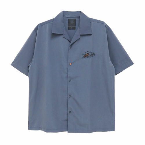  COCKROACH S/S SHIRT コックローチ 半袖シャツ コックローチンピラ STONE BLUE スケートボード スケボー 