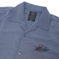  COCKROACH S/S SHIRT コックローチ 半袖シャツ コックローチンピラ STONE BLUE スケートボード スケボー 1