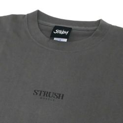 STRUSH T-SHIRT ストラッシュ Tシャツ BABU HAZY BLACK スケートボード スケボー 2