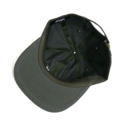 STRUSH CAP ストラッシュ キャップ SCRIPT EMB STRAPBACK OLIVE スケートボード スケボー 3