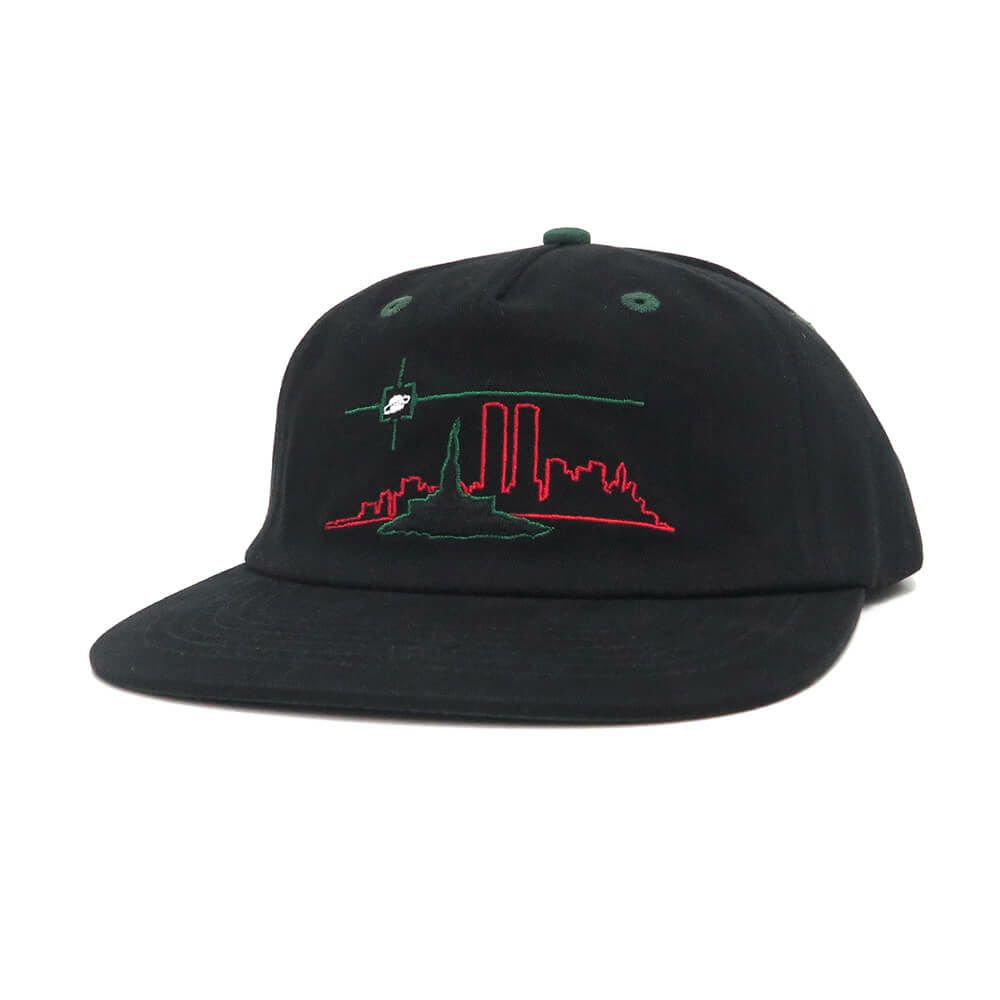  THEORIES CAP セオリーズ キャップ CROSSHAIRS SNAPBACK BLACK スケートボード スケボー 