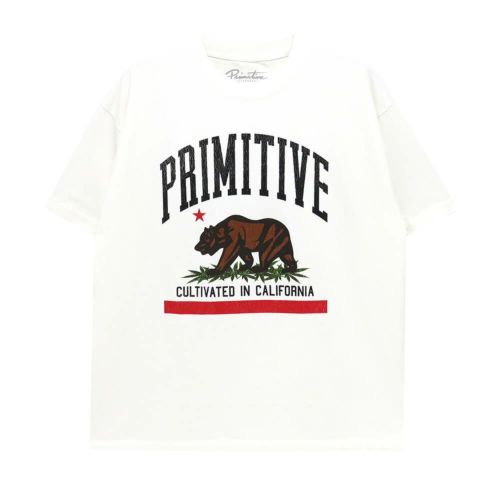 PRIMITIVE T-SHIRT プリミティブ Tシャツ CULTIVATED HW WHITE スケートボード スケボー 