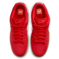 NIKE SB SHOES ナイキSB シューズ スニーカー DUNK LOW PRO ISO UNIVERSITY RED/GUM 赤/白/ガム FJ1674-600 スケートボード スケボー 01