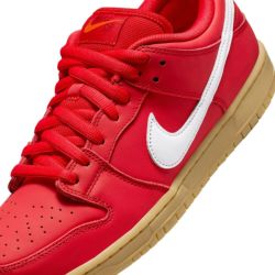 NIKE SB SHOES ナイキSB シューズ スニーカー DUNK LOW PRO ISO UNIVERSITY RED/GUM 赤/白/ガム FJ1674-600 スケートボード スケボー 08