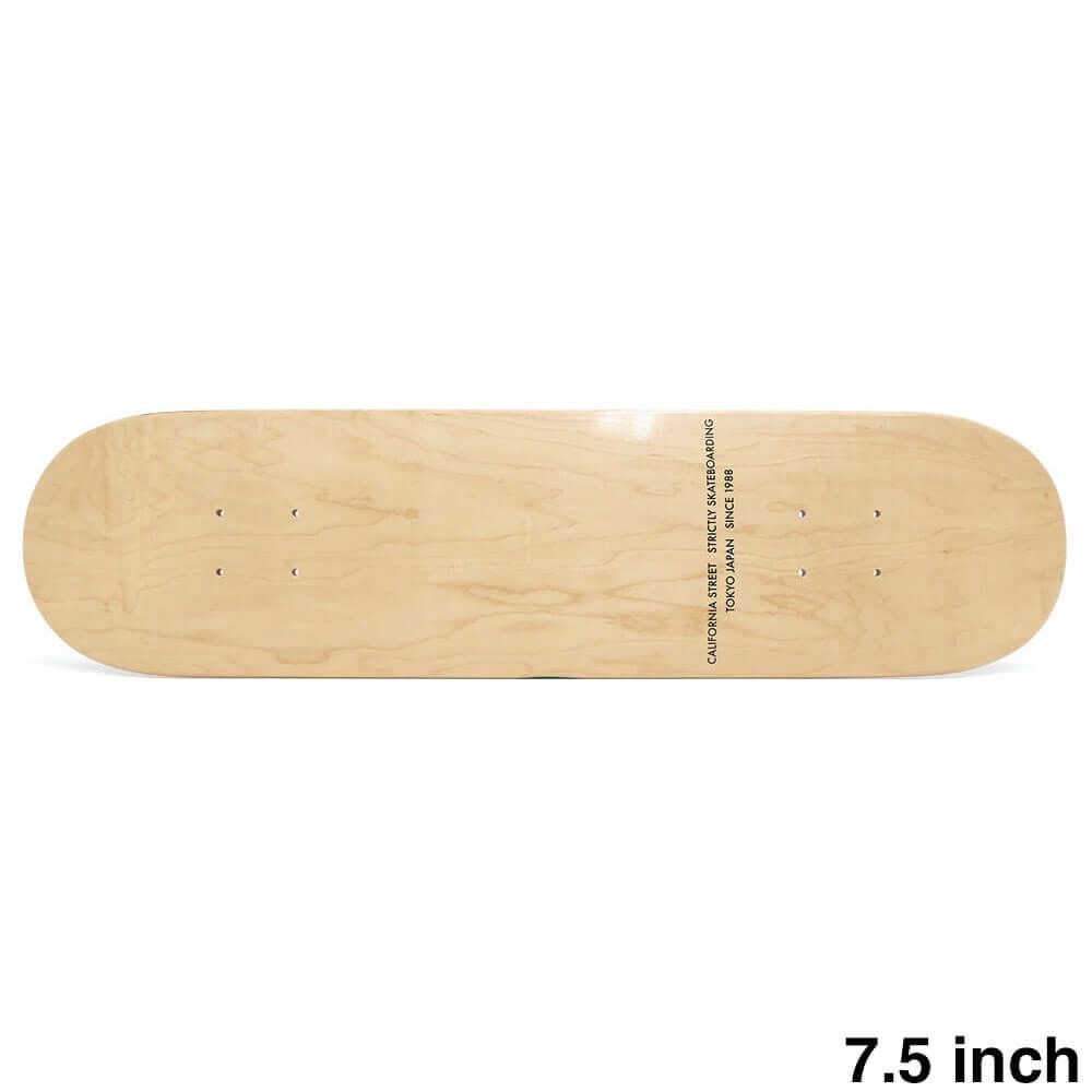 CALIFORNIA STREET DECK カリフォルニアストリート デッキ TEAM SIMPLE CLEAR 7.5 ブランク スケートボード スケボー