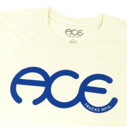 ACE T-SHIRT エース Tシャツ RINGS NATURAL/BLUE スケートボード スケボー 1