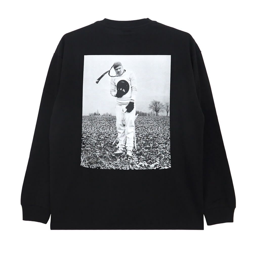 POLAR LONG SLEEVE ポーラー ロングスリーブTシャツ STRONGEST OF THE STRANGE BLACK スケートボード スケボー 