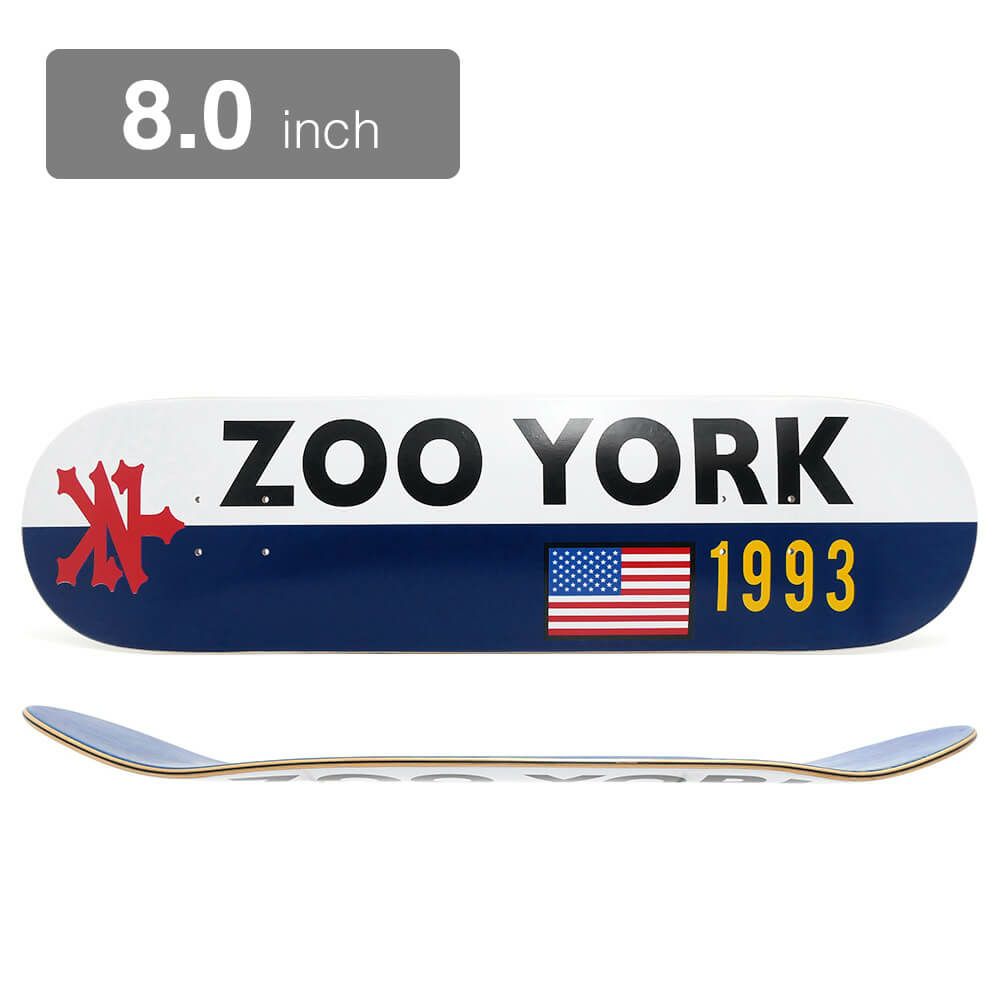 ZOO YORK DECK ズーヨーク デッキ TEAM ZY SPORT 8.0 スケートボード スケボー