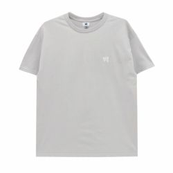 KAWA T-SHIRT 川 Tシャツ 川 LOGO 1POINT LIGHT GREY/WHITE スケートボード スケボー 