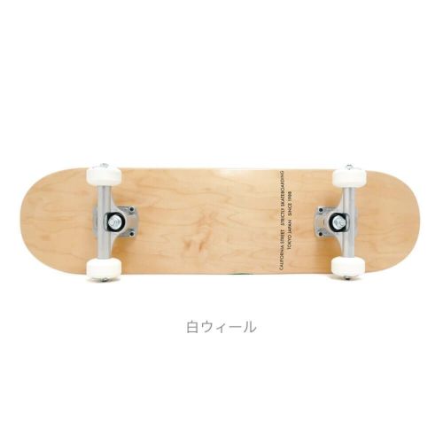 【初心者におすすめ・高品質】専用ケース・レンチ付き CALIFORNIA STREET カリフォルニアストリート コンプリートセット スケートボード完成品（子供用） SIMPLE CLEAR MINI 7.25 ブランク スケートボード スケボー 1