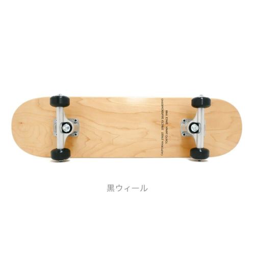 【初心者におすすめ・高品質】専用ケース・レンチ付き CALIFORNIA STREET カリフォルニアストリート コンプリートセット スケートボード完成品（子供用） SIMPLE CLEAR MINI 7.25 ブランク スケートボード スケボー 5