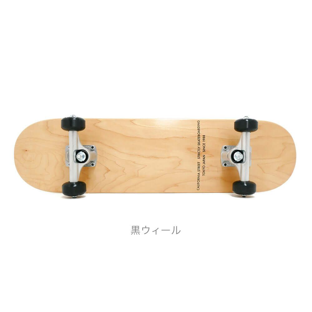 【初心者におすすめ・高品質】専用ケース・レンチ付き CALIFORNIA STREET カリフォルニアストリート コンプリートセット スケートボード完成品（子供用） SIMPLE CLEAR MINI 7.25 ブランク スケートボード スケボー 5