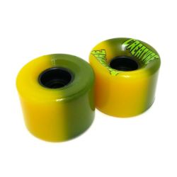 OJ WHEEL オージェー ソフトウィール（クルーザー） SUPER JUICE（78A） CREATURE BONEHEAD 黄/緑 60mm スケートボード スケボー 1