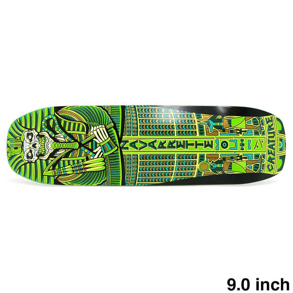 CREATURE DECK クリーチャー デッキ DARREN NAVARRETTE PHARAOH XL 9.0 NAV'S SIGNATURE SHAPE スケートボード スケボー
