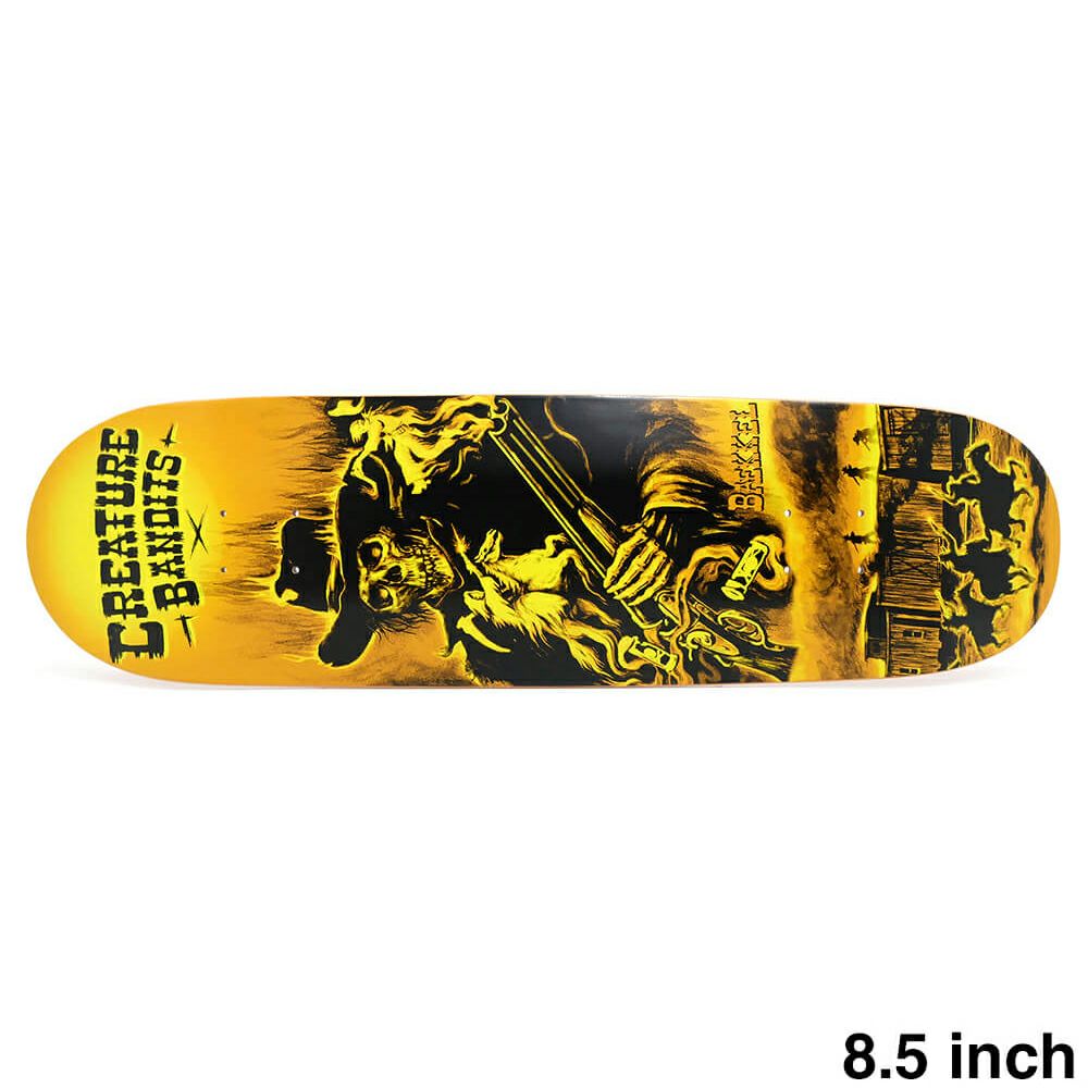 CREATURE DECK クリーチャー デッキ KEVIN BAEKKEL BANDITS 8.5 EGG SHAPE スケートボード スケボー