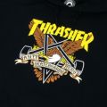  THRASHER HOOD スラッシャー パーカー THRASHER X ANTIHERO EAGLEGRAM BLACK（US企画） スケートボード スケボー 1