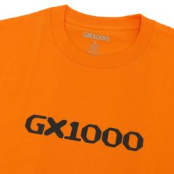 GX1000 T-SHIRT ジーエックス1000 Tシャツ OG LOGO ORANGE スケートボード スケボー 1