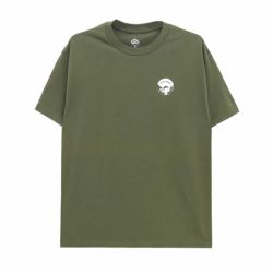 LOOP HOLE T-SHIRT ループホール Tシャツ YA DIG? MONK MOSS GREEN スケートボード スケボー 1