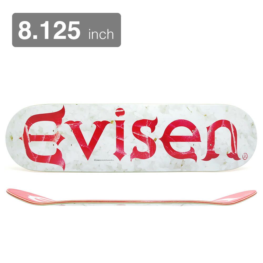 EVISEN DECK エビセン デッキ TEAM EVI-LOGO SUSHI 8.125 スケートボード スケボー