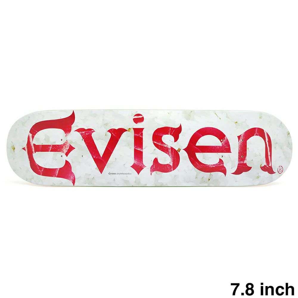 EVISEN DECK エビセン デッキ TEAM EVI-LOGO SUSHI 7.8 スケートボード スケボー