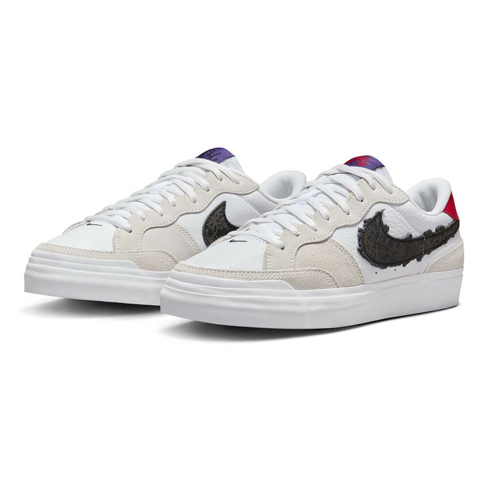 NIKE SB SHOES ナイキSB シューズ スニーカー ZOOM POGO PLUS QS x SKY BROWN 白/黒/赤 HF4085-100 スケートボード スケボー