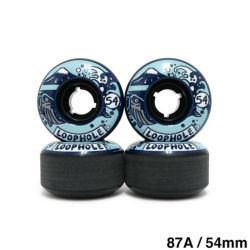 LOOP HOLE WHEEL ループホール ソフトウィール（クルーザー） FUJI CRUISER 黒 54mm スケートボード スケボー