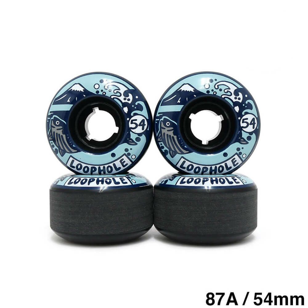 LOOP HOLE WHEEL ループホール ソフトウィール（クルーザー） FUJI CRUISER 黒 54mm スケートボード スケボー