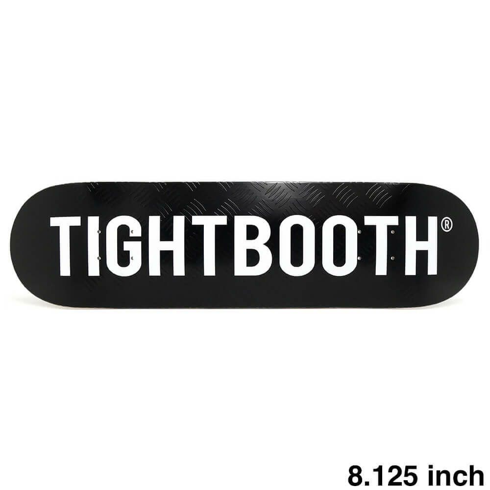 TIGHTBOOTH（TBPR）DECK タイトブース デッキ TEAM CP LOGO BLACK 8.125 スケートボード スケボー