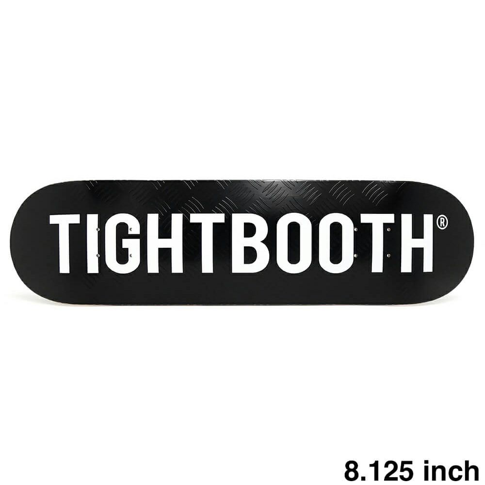 TIGHTBOOTH（TBPR）DECK タイトブース デッキ TEAM CP LOGO BLACK 8.125 スケートボード スケボー