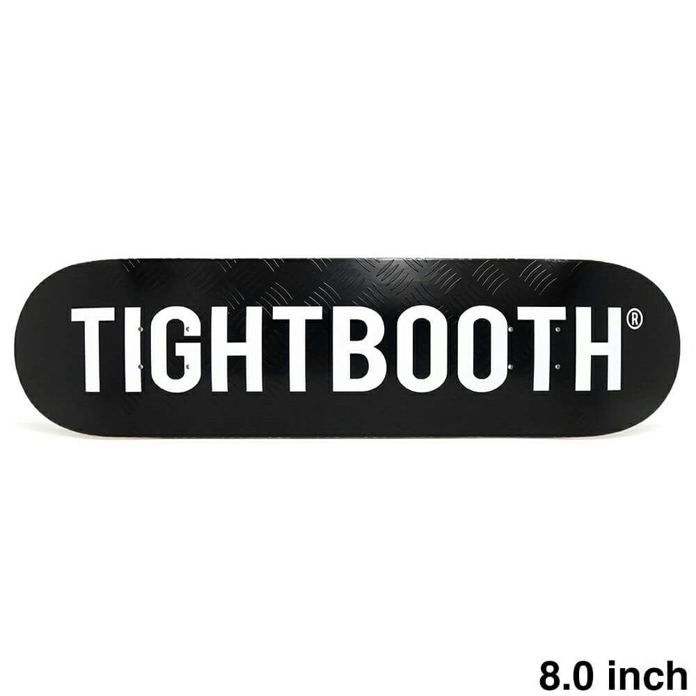 TIGHTBOOTH（TBPR）DECK タイトブース デッキ TEAM CP LOGO BLACK 8.0 スケートボード スケボー