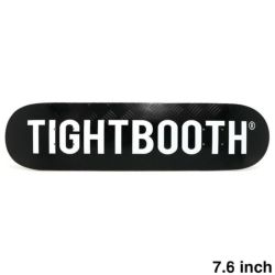 TIGHTBOOTH（TBPR）DECK タイトブース デッキ TEAM CP LOGO BLACK 7.6 スケートボード スケボー