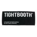 TIGHTBOOTH（TBPR）TOWEL タイトブース タオル LABEL LOGO FACE TOWEL BLACK スケートボード スケボー