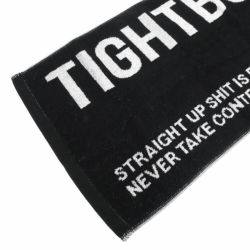 TIGHTBOOTH（TBPR）TOWEL タイトブース タオル LABEL LOGO FACE TOWEL BLACK スケートボード スケボー　2