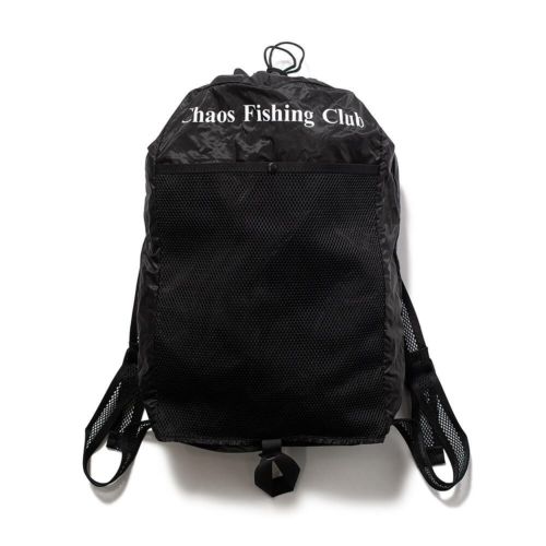 CHAOS FISHING CLUB BACKPACK カオスフィッシングクラブ バックパック リュック LOGO PACKABLE BAG スケートボード スケボー