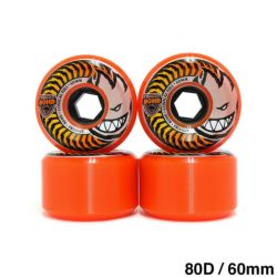 SPITFIRE WHEEL スピットファイヤー ソフトウィール（クルーザー） 80HD CONICAL FULL FADE オレンジ 60mm スケートボード スケボー