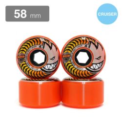 SPITFIRE WHEEL スピットファイヤー ソフトウィール（クルーザー） 80HD CONICAL FULL FADE オレンジ 58mm スケートボード スケボー