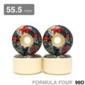 SPITFIRE WHEEL スピットファイヤー ウィール FORMULA FOUR (F4) RADIALS 99D GRANT TAYLOR UNDEAD 55.5mm スケートボード スケボー