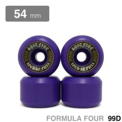 SPITFIRE WHEEL スピットファイヤー ウィール FORMULA FOUR (F4) LOCK-IN FULL 99D 紫 54mm スケートボード スケボー