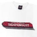  INDEPENDENT T-SHIRT インディペンデント Tシャツ BTG CURB FRONT WHITE スケートボード スケボー 1