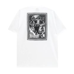 CREATURE T-SHIRT クリーチャー Tシャツ BRAINWASH WHITE スケートボード スケボー 