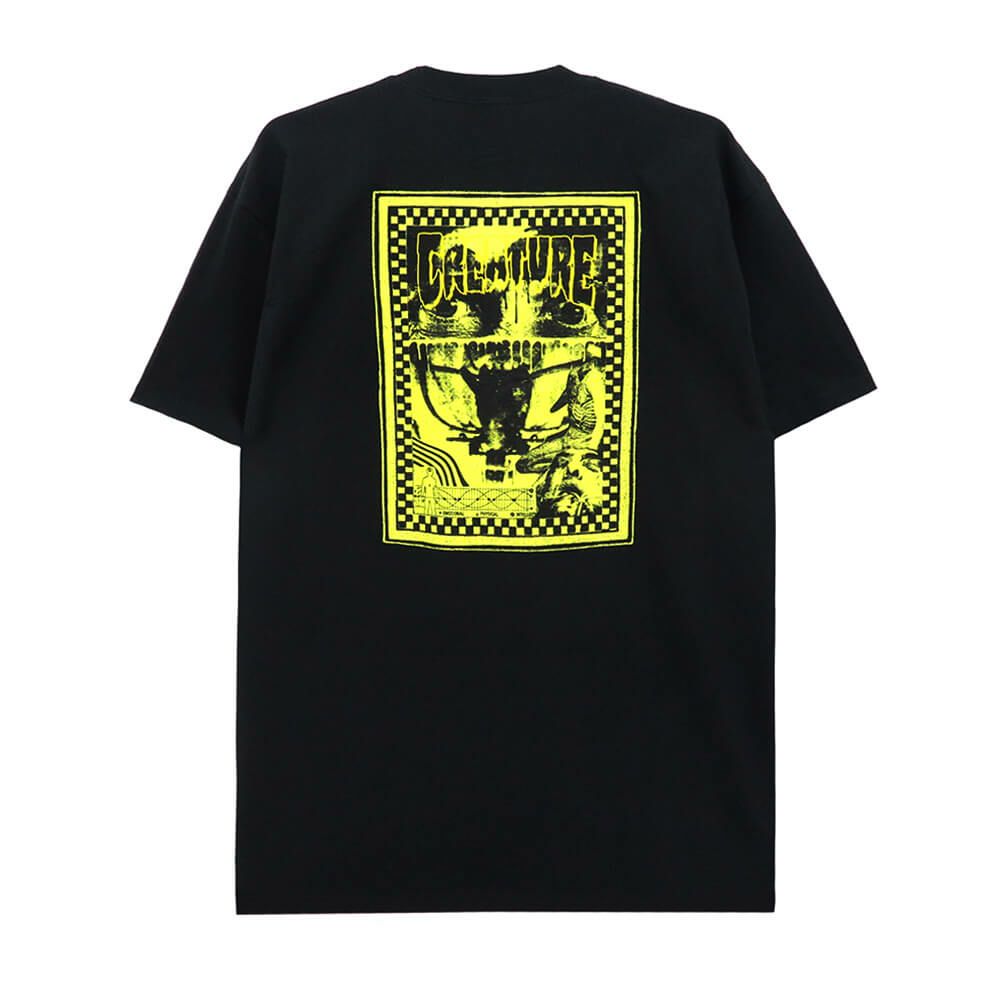 CREATURE T-SHIRT クリーチャー Tシャツ BRAINWASH BLACK スケートボード スケボー 