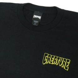 CREATURE T-SHIRT クリーチャー Tシャツ BRAINWASH BLACK スケートボード スケボー 2