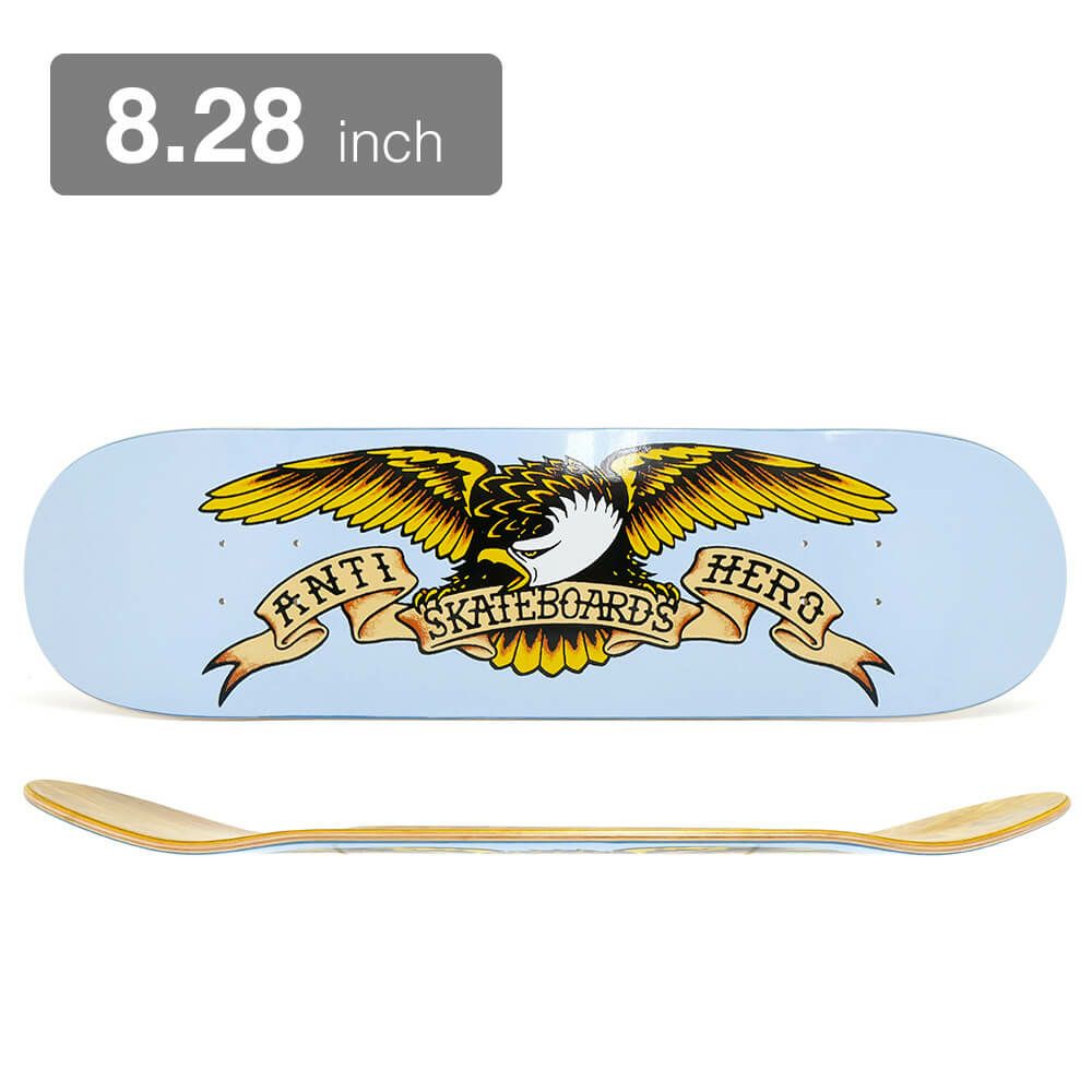 ANTIHERO DECK アンチヒーロー デッキ TEAM CLASSIC EAGLE LIGHT BLUE 8.28 スケートボード スケボー