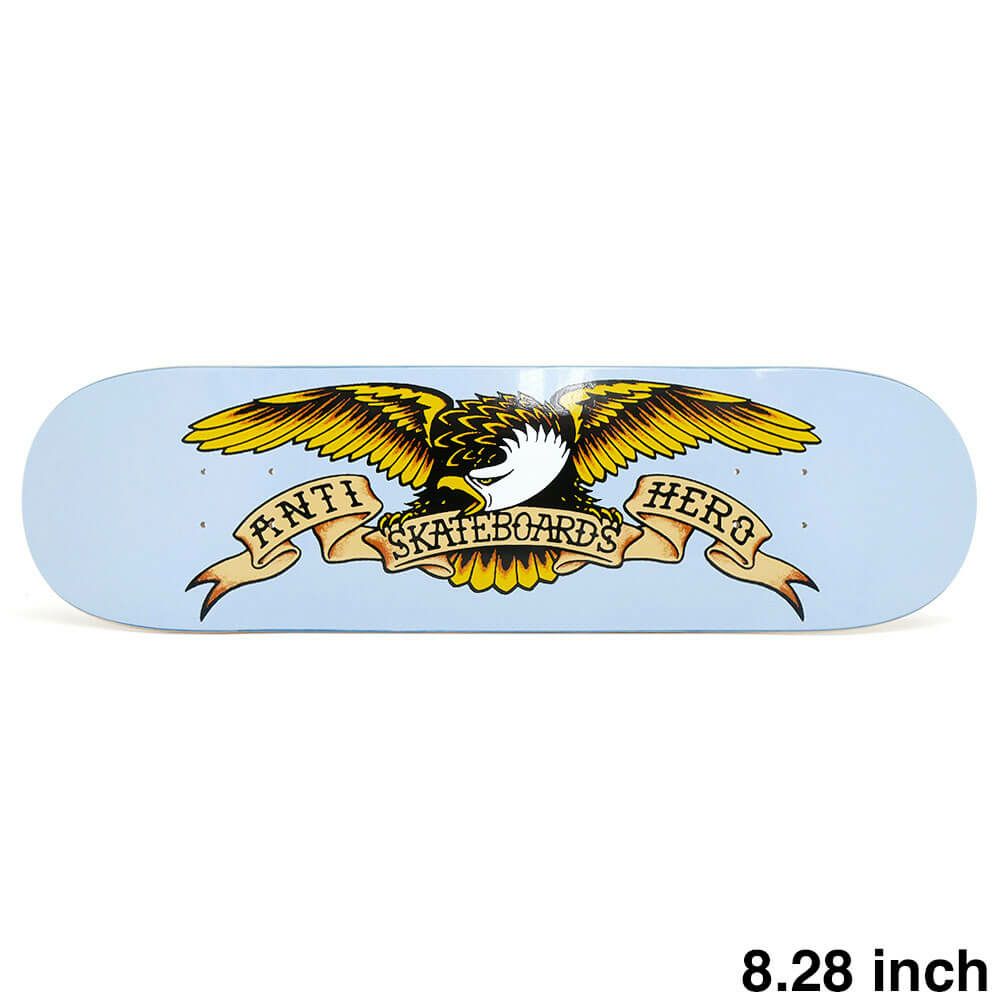 ANTIHERO DECK アンチヒーロー デッキ TEAM CLASSIC EAGLE LIGHT BLUE 8.28 スケートボード スケボー