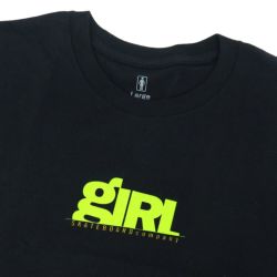 GIRL T-SHIRT ガール Tシャツ RISING BLACK スケートボード スケボー 1