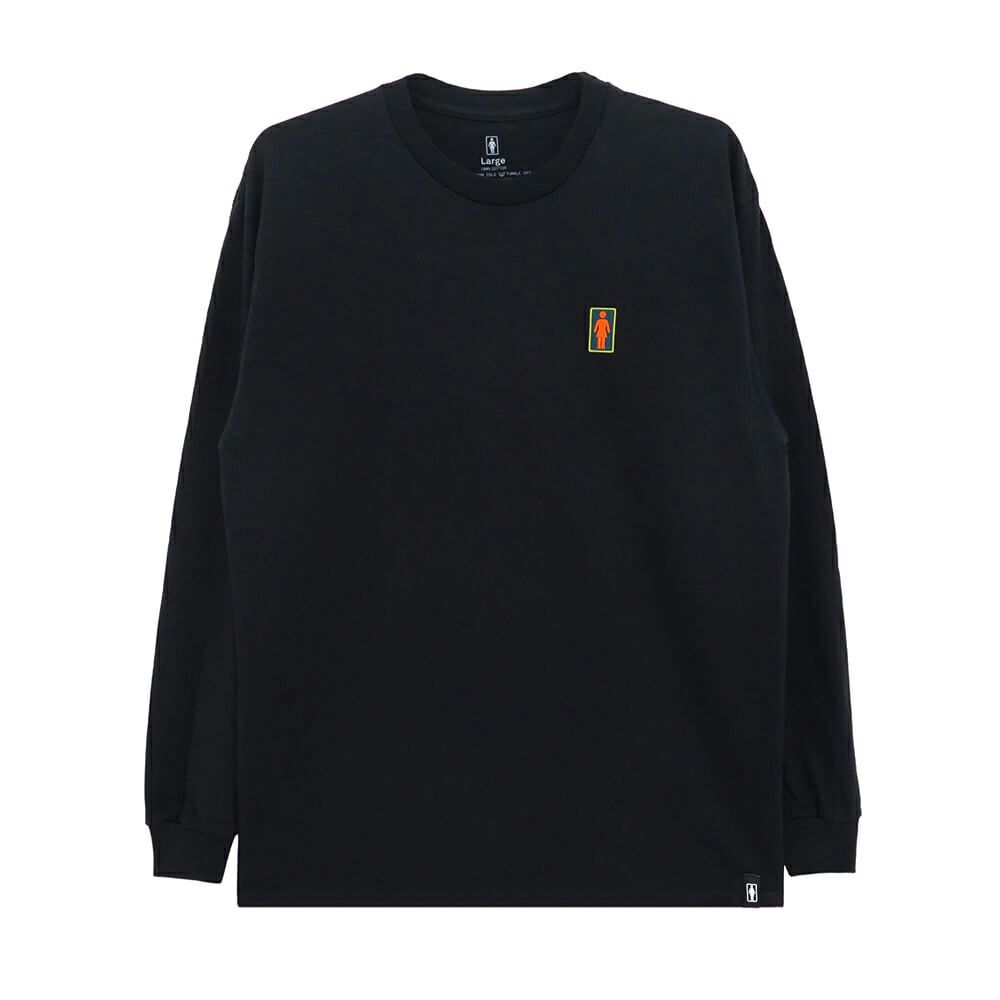 GIRL LONG SLEEVE ガール ロングスリーブTシャツ OG BLACK スケートボード スケボー 