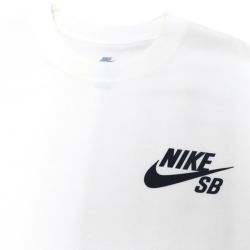 NIKE SB T-SHIRT ナイキSB Tシャツ LOGO WHITE/BLACK DC7818-100 スケートボード スケボー 1